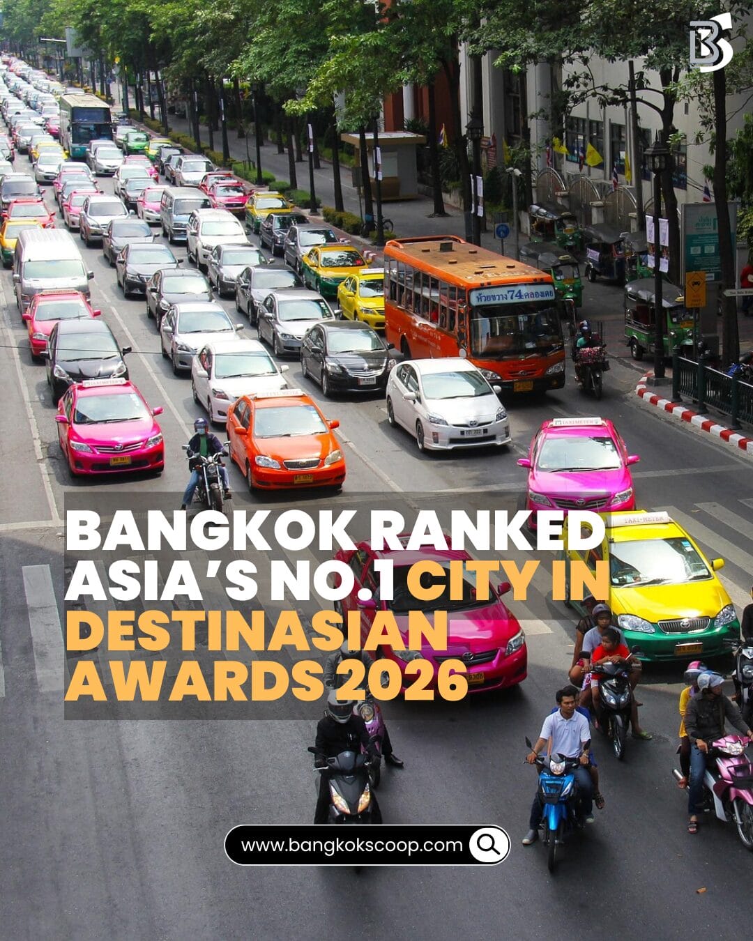 กรุงเทพฯ คว้าแชมป์เมืองท่องเที่ยวเอเชีย DestinAsian 2026