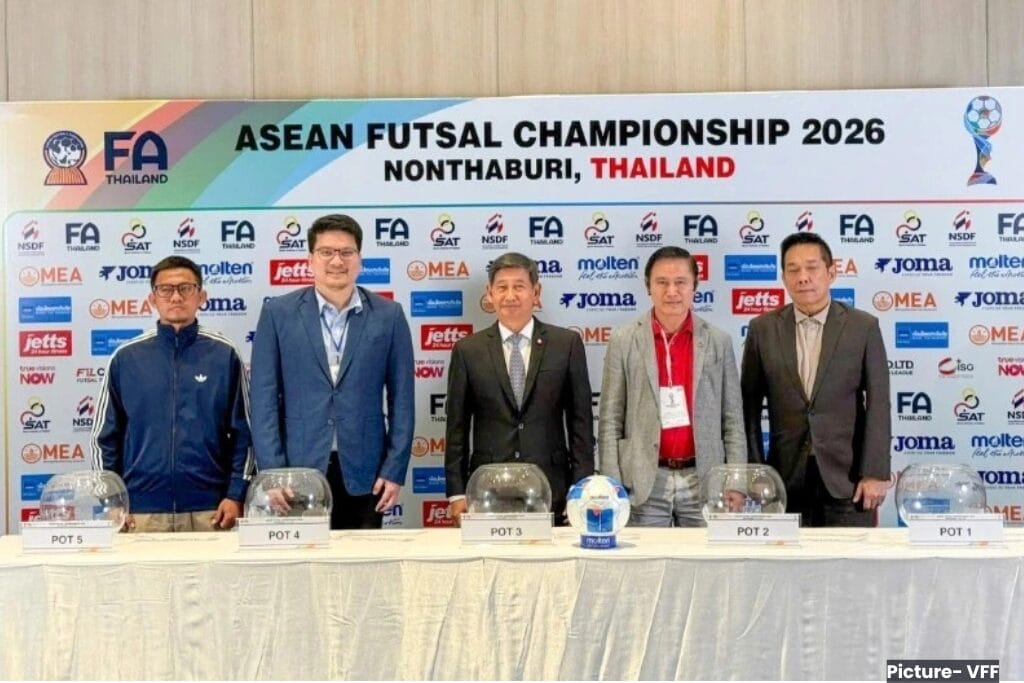 ไทยเจอสายโหด ศึกฟุตซอลอาเซียน 2026