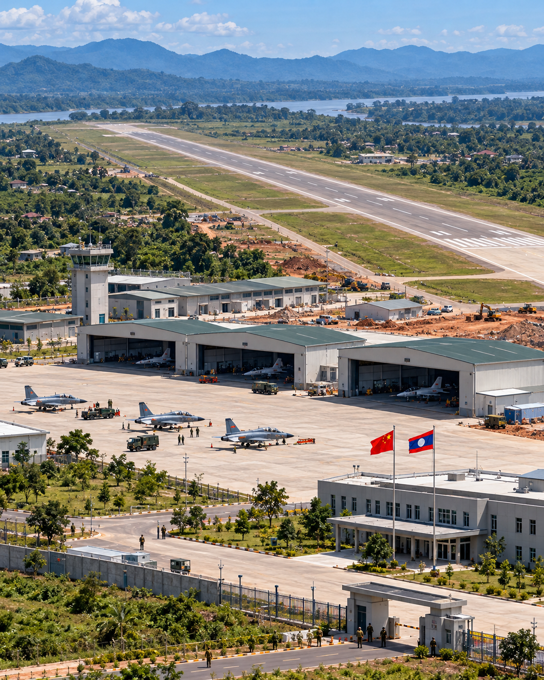 China and Laos open joint pilot training centre north of Vientiane